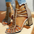 Joanne - Women's Strappy Rhinestone Sandals