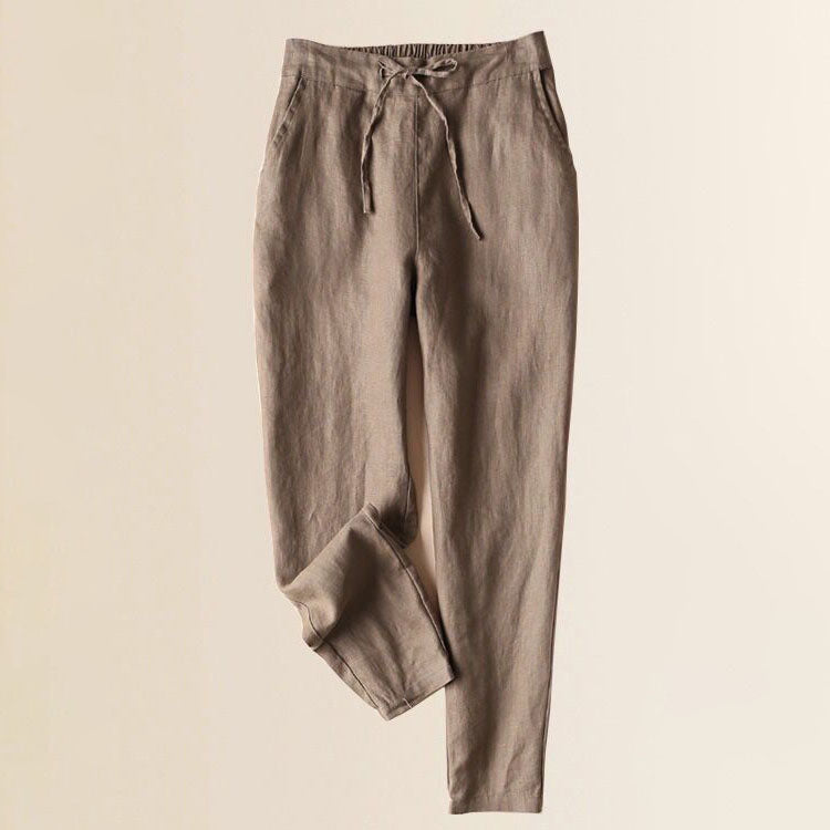 Jules - Women's Soft Drawstring Tapered Pants