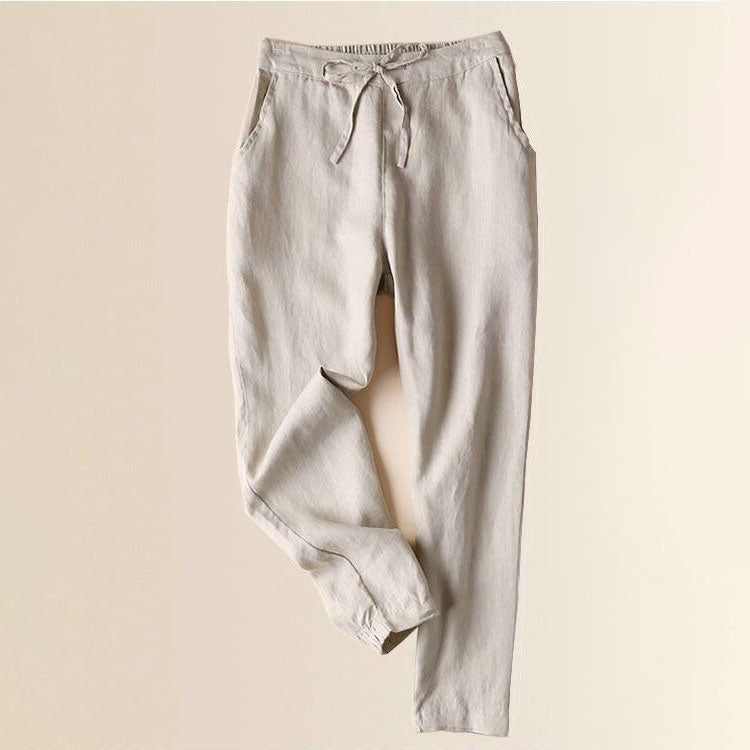 Jules - Women's Soft Drawstring Tapered Pants