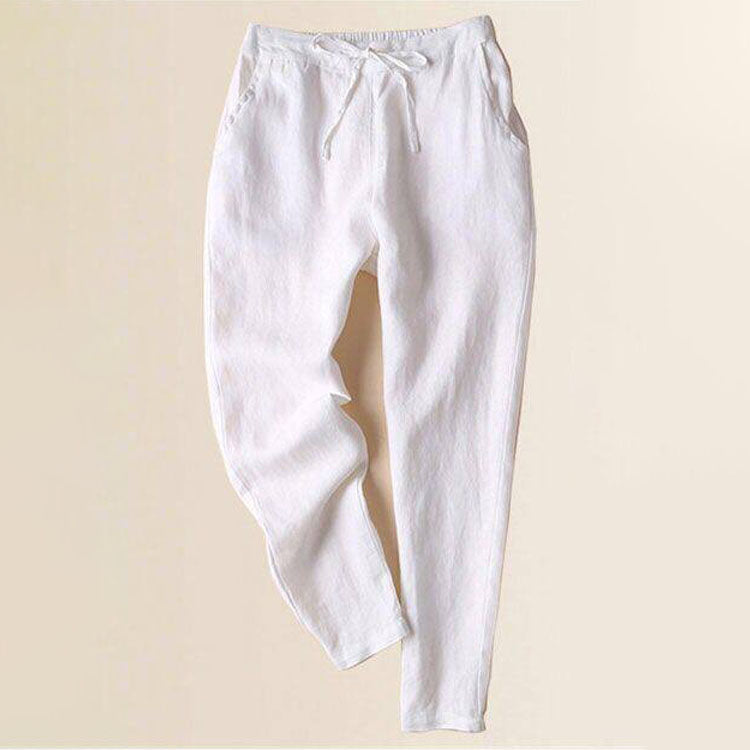 Jules - Women's Soft Drawstring Tapered Pants