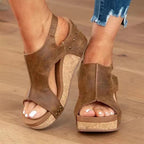 Kathleen - Women’s Platform Wedge Sandals