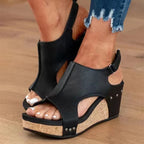 Kathleen - Women’s Platform Wedge Sandals
