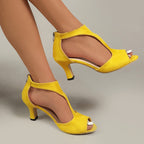 Kaylee - Women’s Elegant Cutout Heeled Sandals
