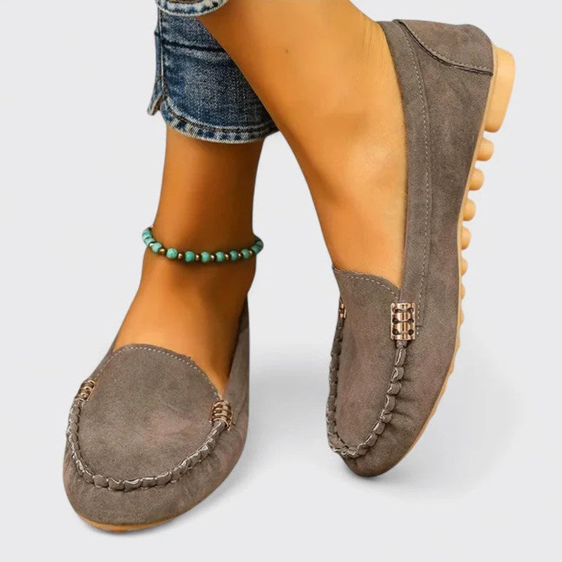 Kinsley - Classic Stitch Detail Loafers