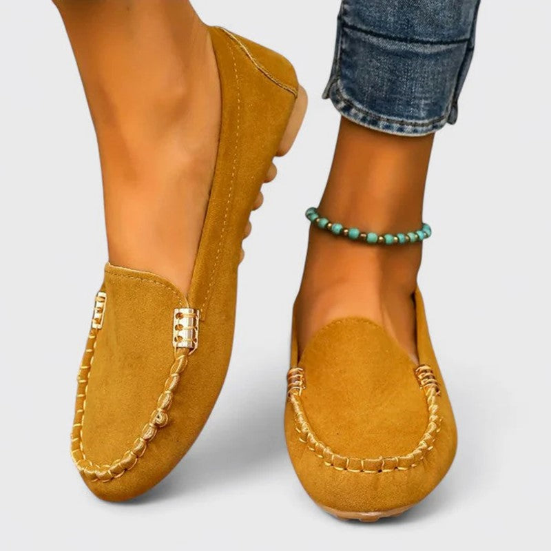 Kinsley - Classic Stitch Detail Loafers