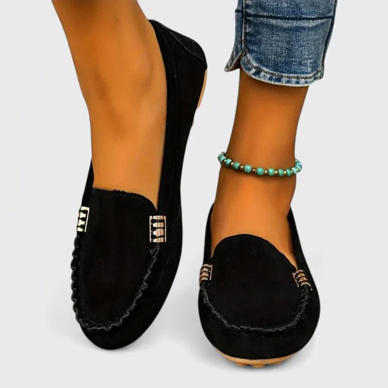 Kinsley - Classic Stitch Detail Loafers
