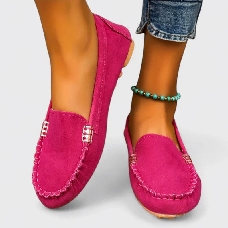 Kinsley - Classic Stitch Detail Loafers