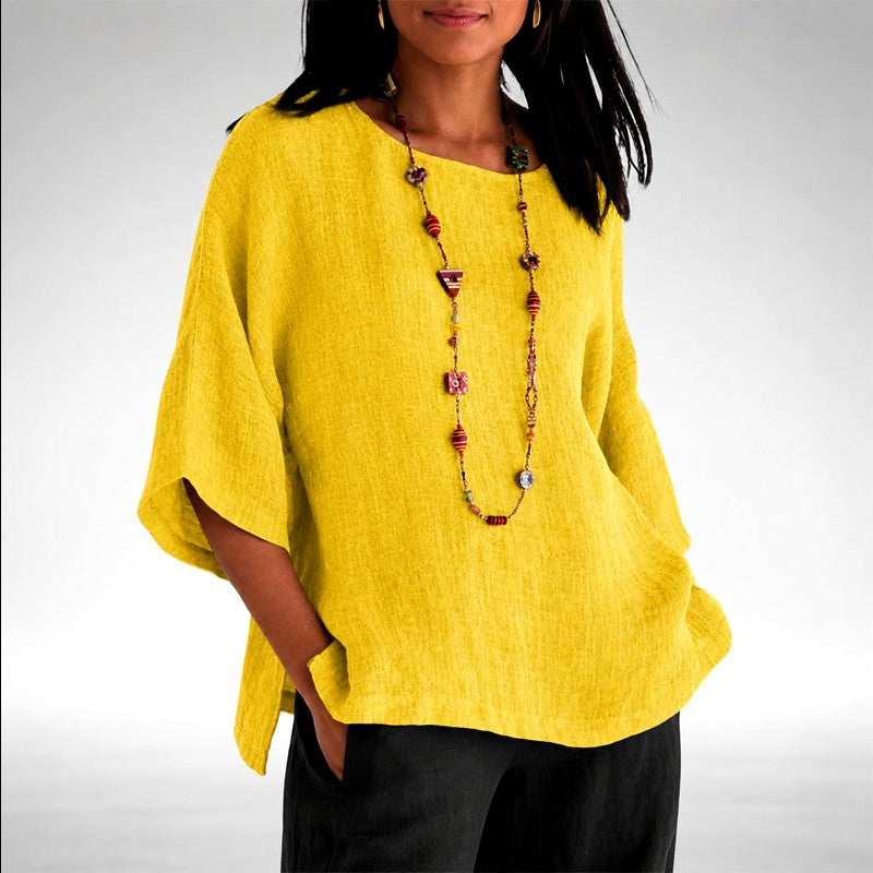Lara - Lightweight Relaxed Fit Summer Blouse