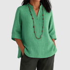 Lily - Women’s Relaxed Fit V-Neck Top