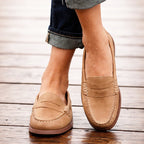 Luna - Round Toe Slip-On Loafers