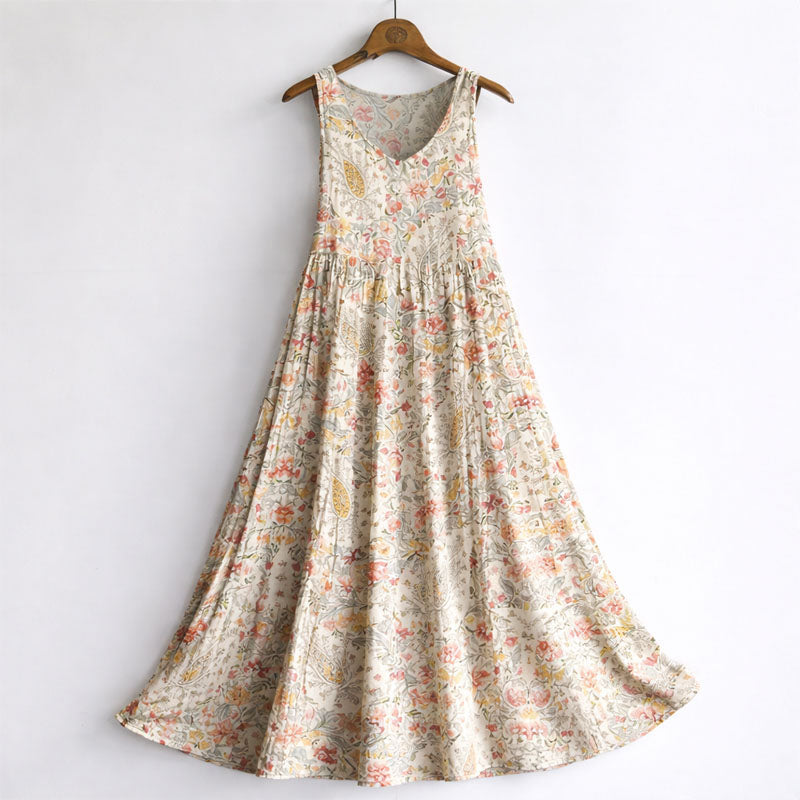Madison - Casual Sleeveless Long Boho Dress