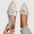 Margaret - Women’s Knit Pointed Toe Loafers
