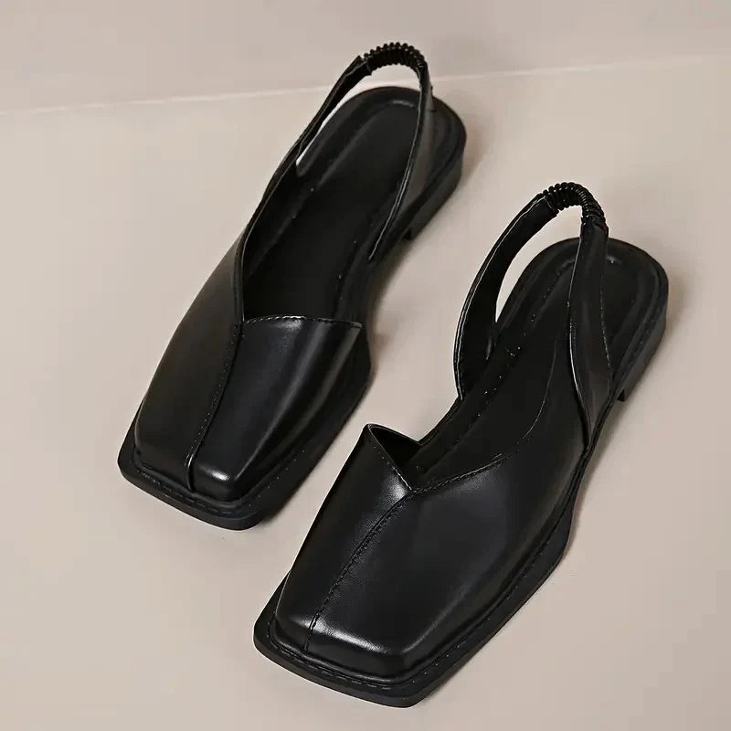Margot - Women’s Elegant Square Toe Flats