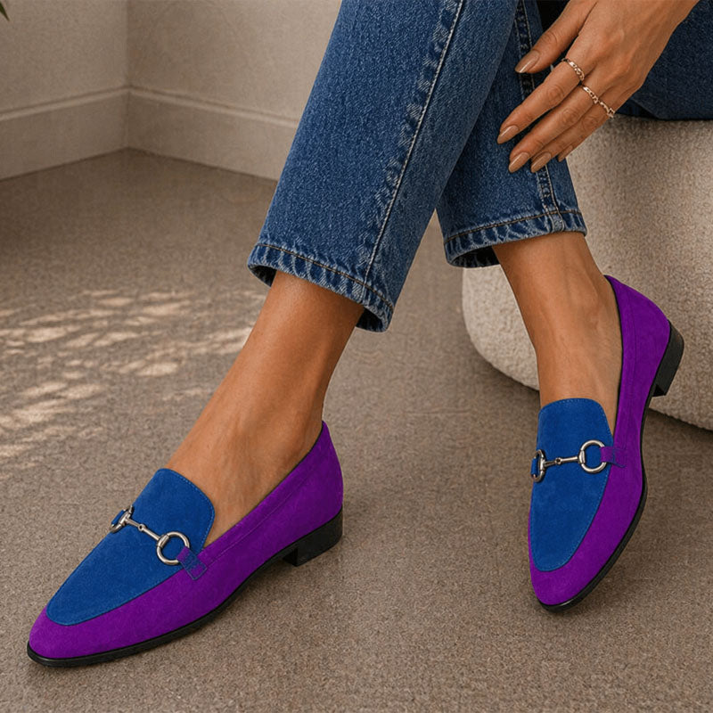 Marianne - Women’s Metal Bit Slip-On Loafers