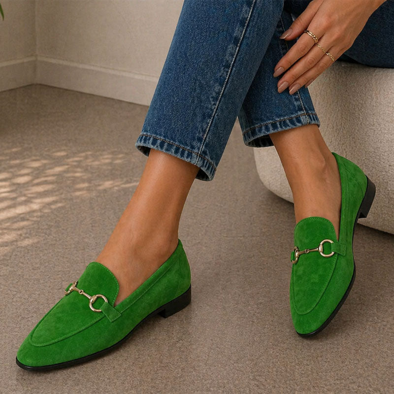 Marianne - Women’s Metal Bit Slip-On Loafers
