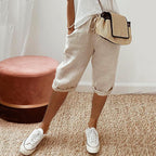 Holly - Women's Cotton Knee Length Casual Shorts