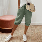 Holly - Women's Cotton Knee Length Casual Shorts