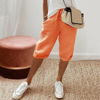 Holly - Women's Cotton Knee Length Casual Shorts