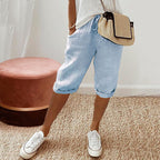 Holly - Women's Cotton Knee Length Casual Shorts