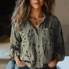 Miley - Women’s Colorful Bohemian Blouse