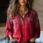Miley - Women’s Colorful Bohemian Blouse