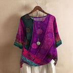 Millie - Women's Boho Pattern Relaxed Top