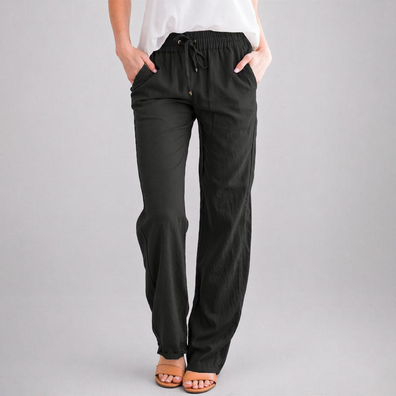 Millie - Women’s Straight Leg Drawstring Pants