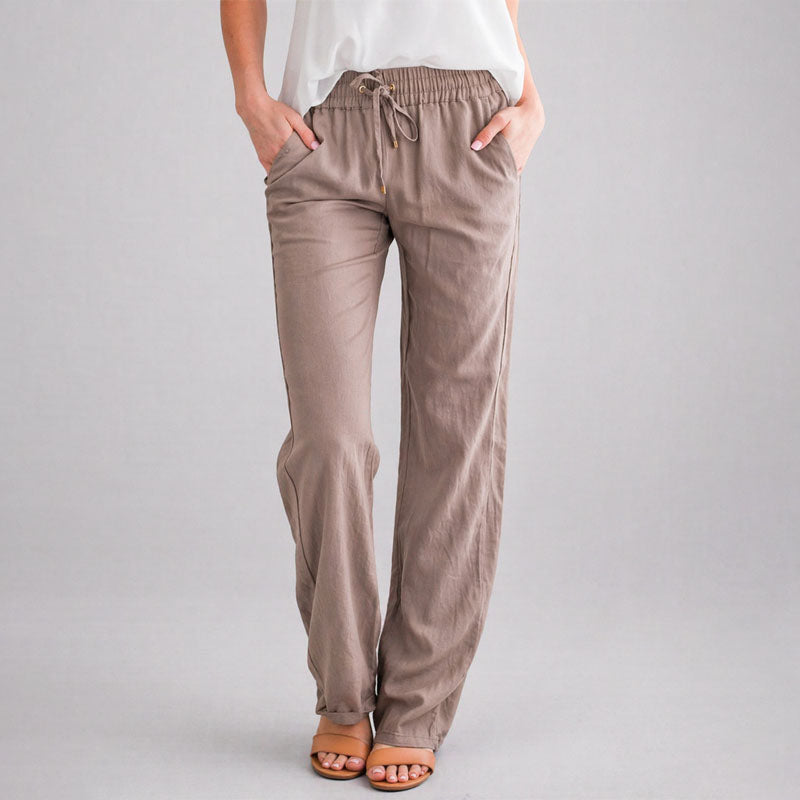 Millie - Women’s Straight Leg Drawstring Pants