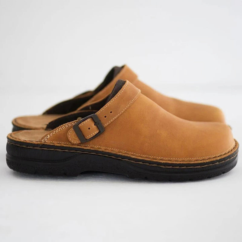 Nessa - Women’s Casual Clogs with Buckle Strap