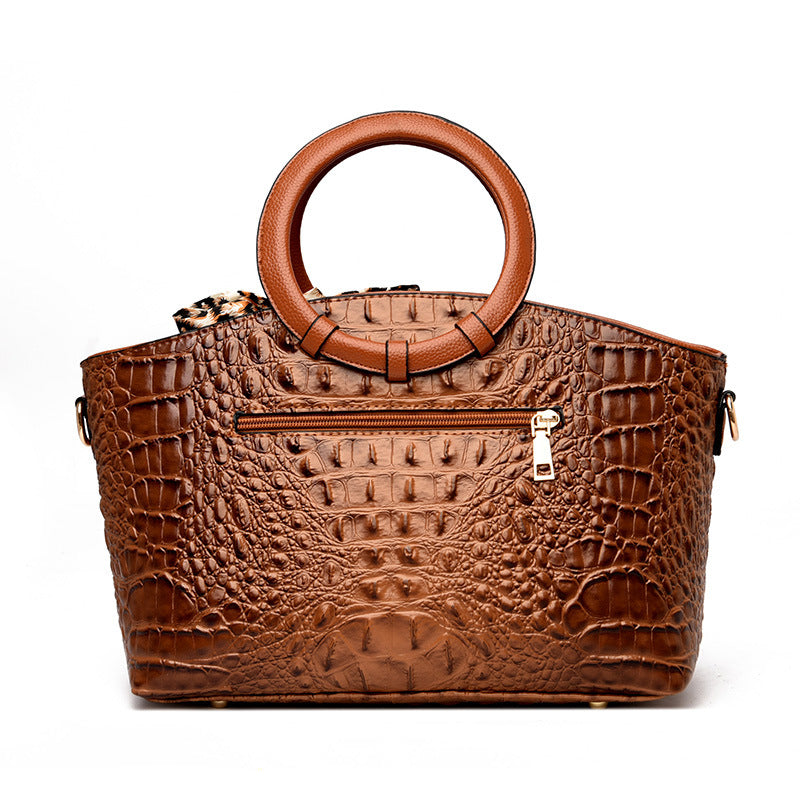 Olivia - Women’s Chic Structured Handbag with Scarf