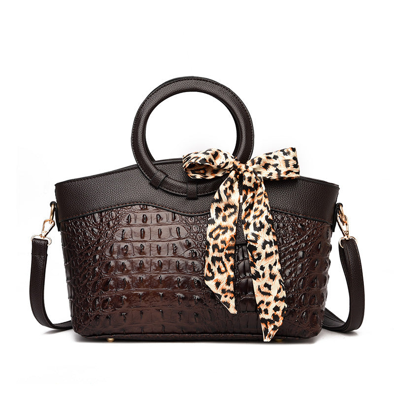 Olivia - Women’s Chic Structured Handbag with Scarf