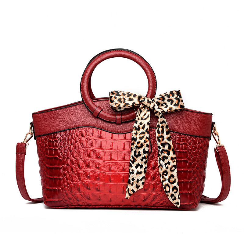 Olivia - Women’s Chic Structured Handbag with Scarf
