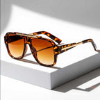 Oversized Square Frame Polarized Sunglasses