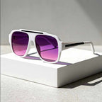 Oversized Square Frame Polarized Sunglasses