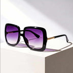Oversized Square Frame Dark Tint Sunglasses