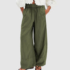 Pamela - Women's Relaxed Linen Wide-Leg Pants