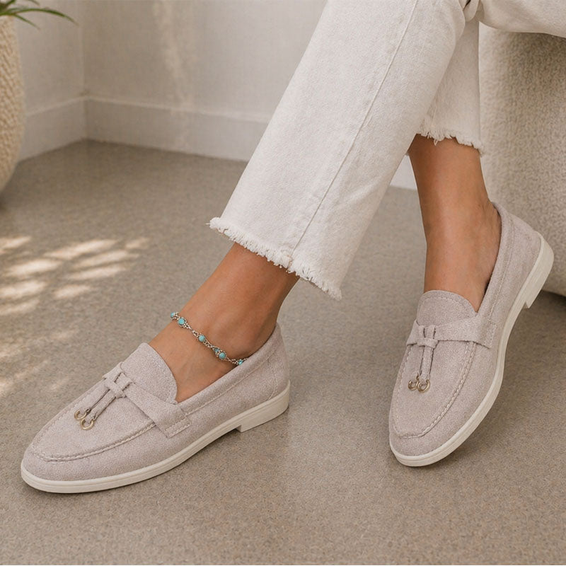 Penelope - Women’s Tassel Detail Slip-On Loafers