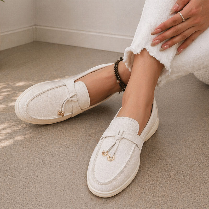 Penelope - Women’s Tassel Detail Slip-On Loafers