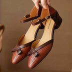 Priscilla - Women's Genuine Leather Strap Mary Jane Shoes