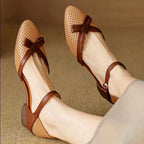 Priscilla - Women's Genuine Leather Strap Mary Jane Shoes