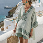 Sarah - Women’s Relaxed Beach Tunic & Shorts Set
