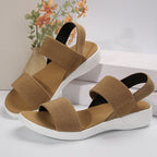 Sharon - Women’s Elastic Strap Sandals with Cushioned Sole