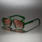Sienna - Women’s Double Bridge Square Frame Sunglasses