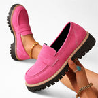 Solene - Modern Chunky Heel Loafers