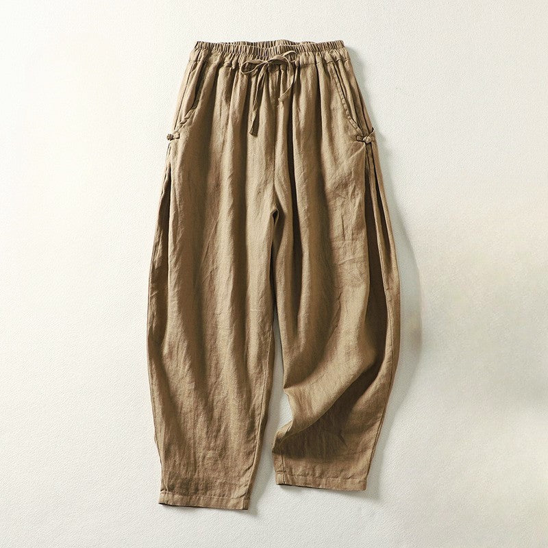 Stella - Relaxed Elastic Waist Everyday Pants