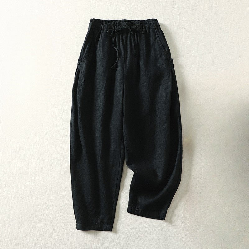 Stella - Relaxed Elastic Waist Everyday Pants