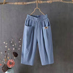 Terri - Women’s Cropped Relaxed Fit Pants