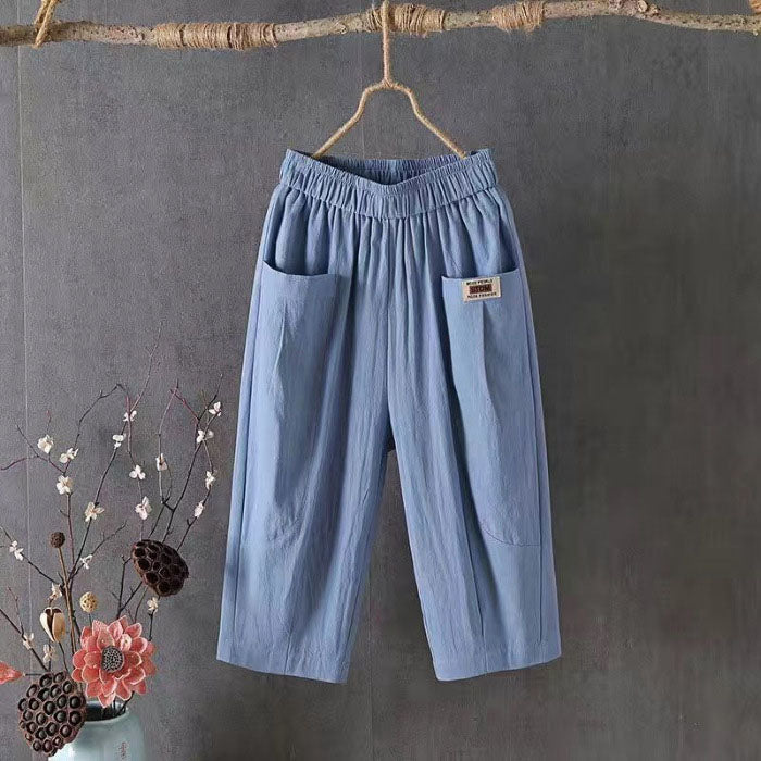 Terri - Women’s Cropped Relaxed Fit Pants