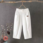 Terri - Women’s Cropped Relaxed Fit Pants