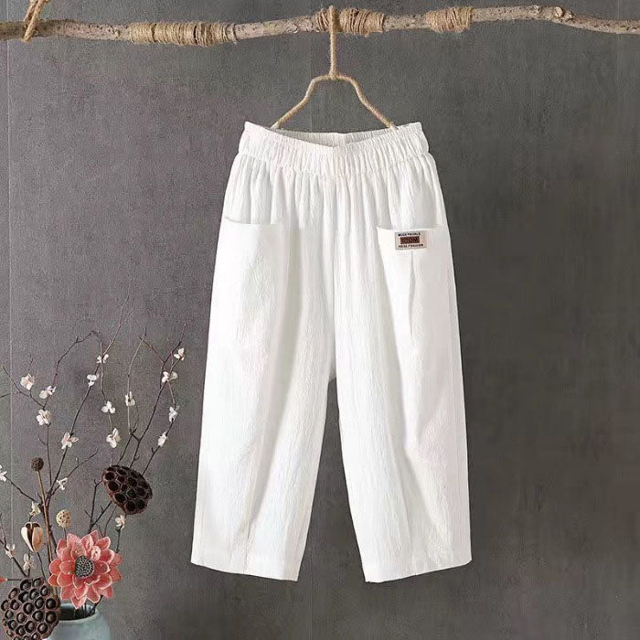 Terri - Women’s Cropped Relaxed Fit Pants